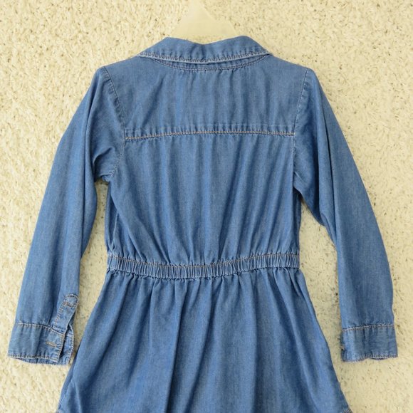 Carter's‎ Kid Youth Long Sleeve, Half Button-Up Dress Size 6X - Picture 3 of 11